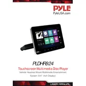 Pyle PLDHR924 CD Player manual cover