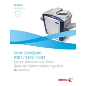 Xerox ColorQube 9301 Printer manual cover