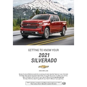 Chevrolet Silverado 2021 manual cover