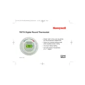 Honeywell T8775 Thermostat manual cover