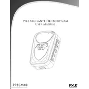 Pyle PPBCM10 Camera manual cover