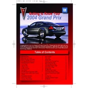 Pontiac Grand Prix 2004 manual cover