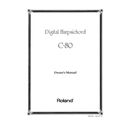 Roland C-80 manual cover