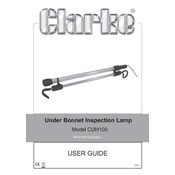 Clarke 3220823 CUH100 Under Bonnet Inspection Lamp manual cover