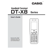 Casio DT-X8 Terminal manual cover