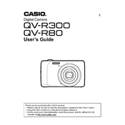 Casio QVR80 Camera manual cover