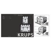 Krups KH742D50 Toaster manual cover