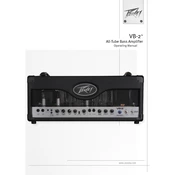 Peavey VB-2 Amplifier manual cover