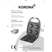 Korona 41011 Waffle Maker manual cover