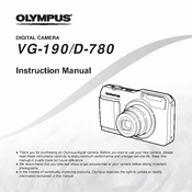 Olympus D-780 manual cover