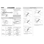 Yamaha CV820WB Guitar manual cover