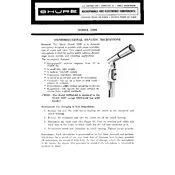 Shure 550S Microphone manual cover