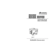 Subaru RGX2900 Generator