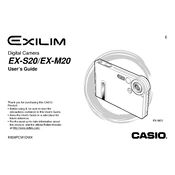 Casio EXM20 Camera manual cover