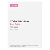 Lenovo YOGA Tab 3 Plus YT-X703F Tablet manual cover