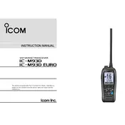 Icom IC-M93D EURO Transceiver manual cover