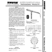 Shure SM80 Microphone manual cover