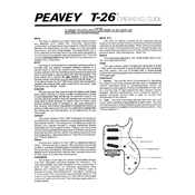 Peavey T-26 Guitar manual cover