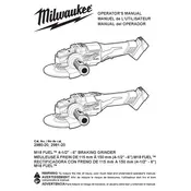 Milwaukee M18 Fuel 2980-20 Grinder manual cover