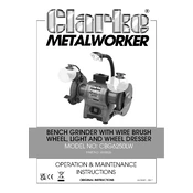 Clarke 6500526 CBG6250LW Bench Grinder manual cover