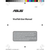 ASUS VivoTab Smart Tablet manual cover