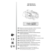 Efco KJK 92H Series EF 103/16 K Tractor manual cover