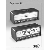 Peavey Supreme XL Amplifier manual cover