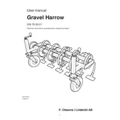 Husqvarna Gravel Harrow R500D Series Gravel Harrow manual cover