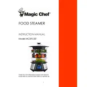 Magic Chef MCSFS12ST Steamer manual cover