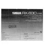 Yamaha RX-830 Receiver manual cover