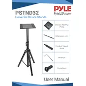 Pyle PSTND32 Stand manual cover