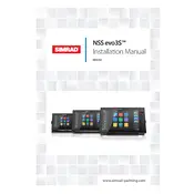 Simrad NSS evo3S series Monitor manual cover