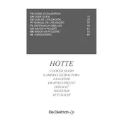 De Dietrich DHB7939X Hood manual cover