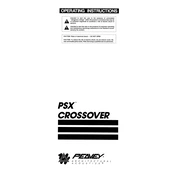 Peavey PSX Crossover manual cover