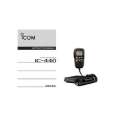 Icom IC-440 Transceiver manual cover