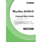 Canon PowerShot SX130 IS manual cover