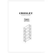 Crosley CF1410 Etagere manual cover