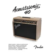 Fender Acoustasonic 40 2314200000 120V 60Hz US Amplifier manual cover