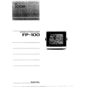 Icom FP-100 Sounder manual cover