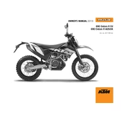 KTM Enduro 690 R AUS 2013 Motorcycle manual cover