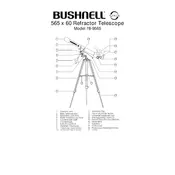 Bushnell 789565 Telescope manual cover