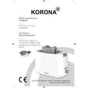 Korona 21134 Toaster manual cover