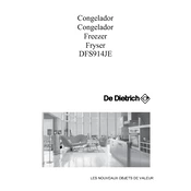 De Dietrich DFS914JE Freezer manual cover