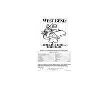 West Bend L5083 41052 Breadmaker manual cover