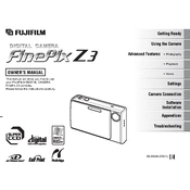 Fujifilm FinePix Z3 Camera manual cover