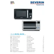 Severin MW 7753 Microwave manual cover