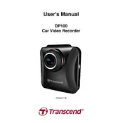 Transcend DrivePro 100 Dashcam manual cover