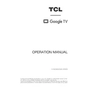 TCL C735 TV manual cover