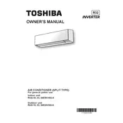 Toshiba RAS-18E2AVSG-A Air Conditioner manual cover