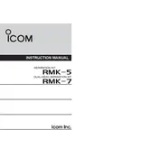 Icom RMK-5 Separation Kit manual cover